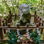 Goddess Kami enshrined Rock at Mt. Hagaro-Japan 2019-Julianne iphone-E2329